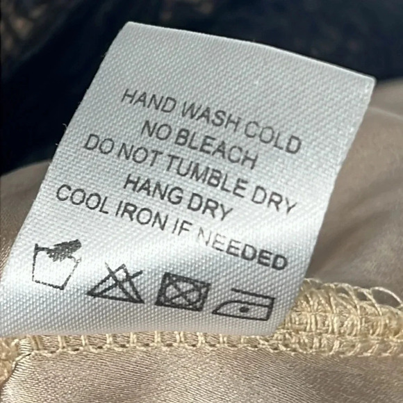 Lovers + Friends Revolve Caspian Dress Black Floral Overlay Crochet Lace Size S - Picture 12 of 13